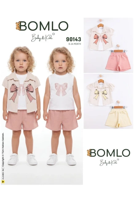 6-24 شهر فتاة بدله قميص مع شورت