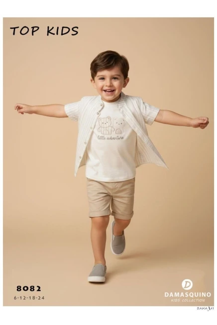 6-24 شهر صبي بدله قميص مع شورت