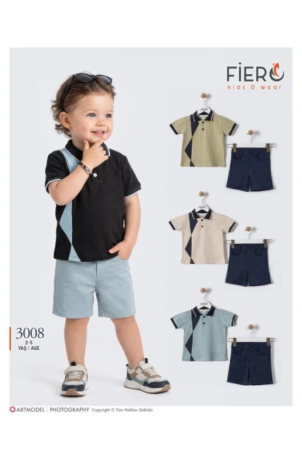 Tişörtlü Şort Takım