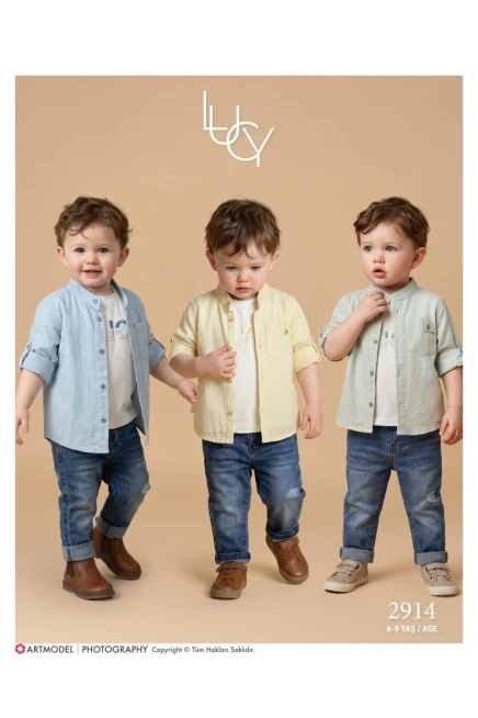 6-9 سنة صبي بدله قميص مع سروال