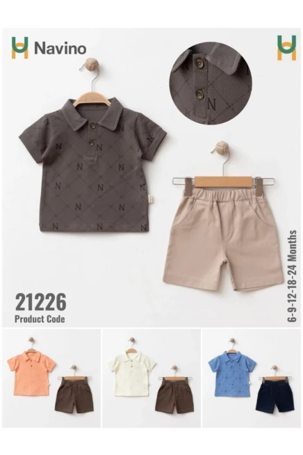 6-24 شهر صبي بدله تيشرت مع شورت