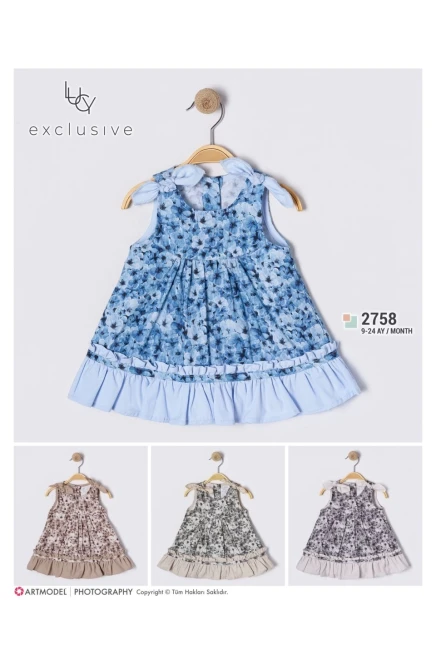 9-24 شهر فتاة فستان