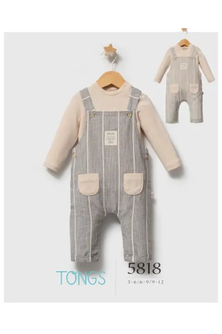 3-12 MONTH Boy BABY OVERALLS