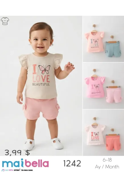 Tişörtlü Şort Takım