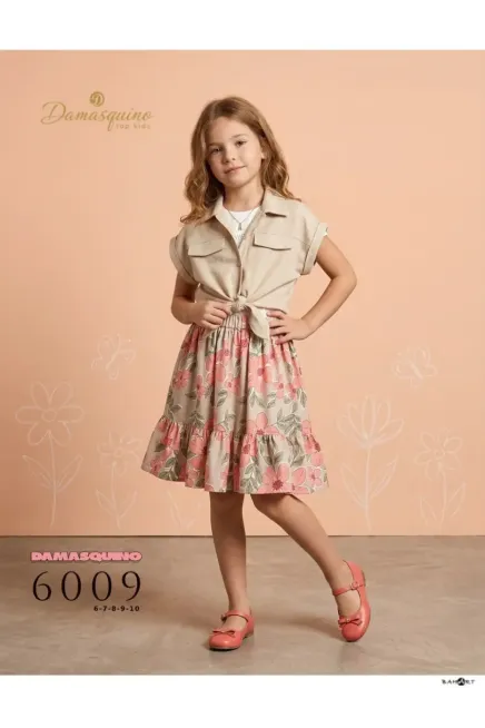 Gömlekli Tişörtlü Etekli Takım