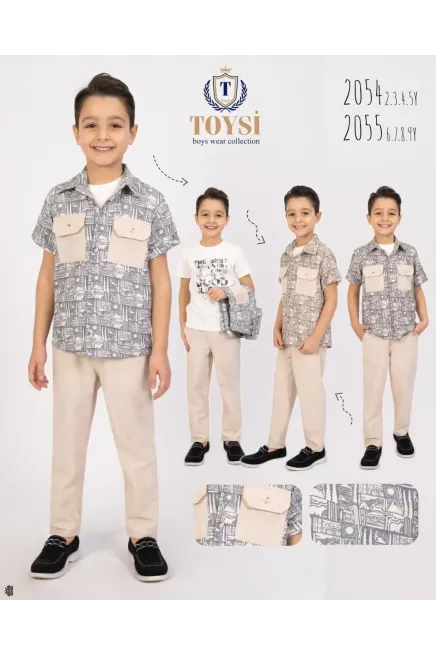 2-5 سنة صبي بدله قميص مع سروال