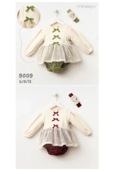 6-12 MONTH Girl BABY OVERALLS