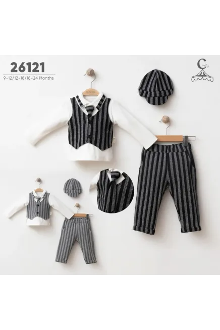 9-18 MONTH Boy PANT SET WITH VEST