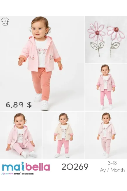 3-18 MONTH Girl TRACK SUIT