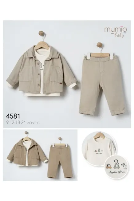 Ceketli Sweatshırtlu Pantolonlu Takım