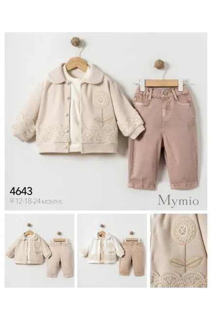 Hıırkalı Sweatshırtlu Pantolonlu Takım