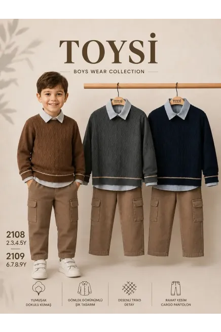 Hırkalı Sweatshırtlu Pantolonlu Takım