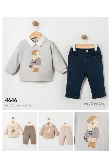Sweatshırtlu Pantolonlu Takım