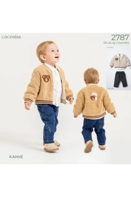 Welsoft Ceketli Sweatshırtlu Pantolonlu Takım
