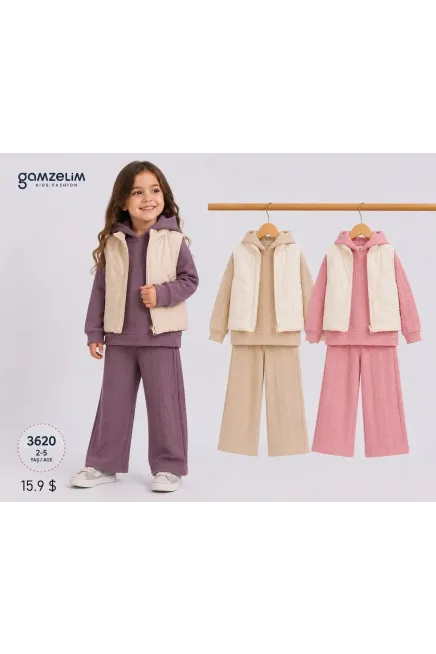 2-5 سنة فتاة بدله جيله مع سروال
