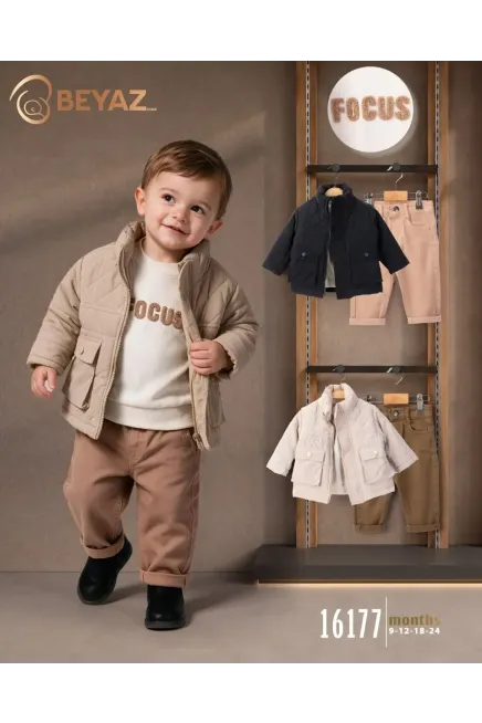 Montlu Sweatshırtlu Pantolonlu Takım