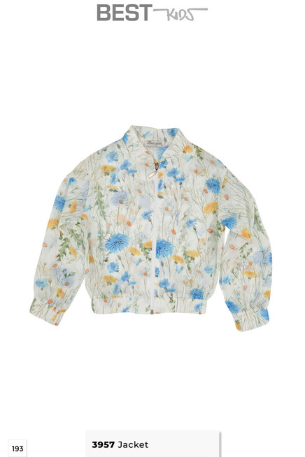 Çiçek Desenli Ceket