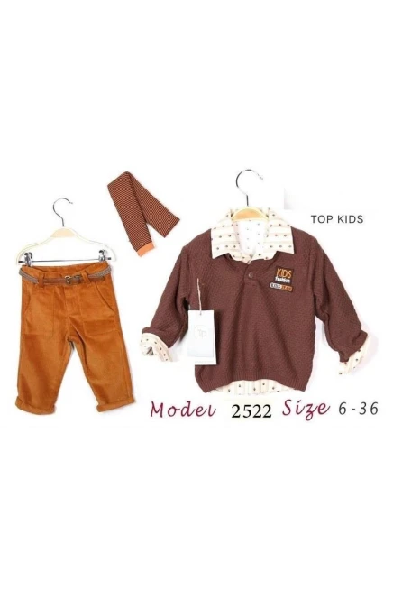 6-36 شهر صبي ستره كارديجان مع سروال