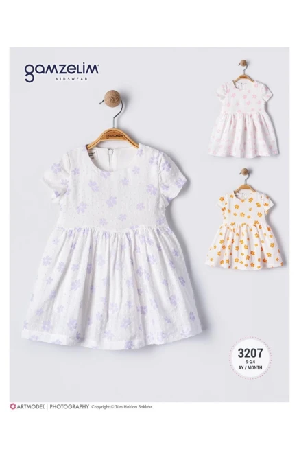 9-24 شهر فتاة فستان