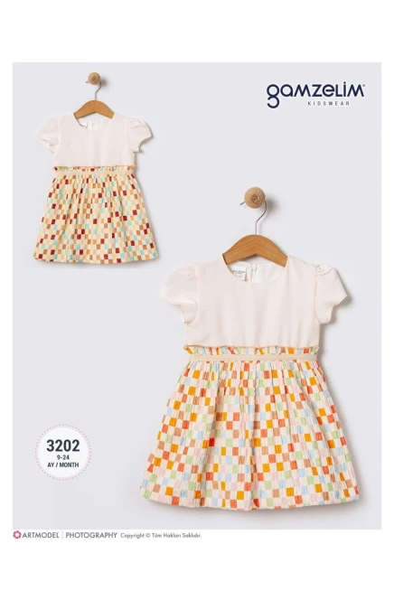 9-24 شهر فتاة فستان