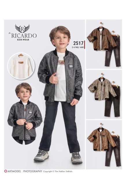 2-6 سنة صبي بدله ستره مع سروال