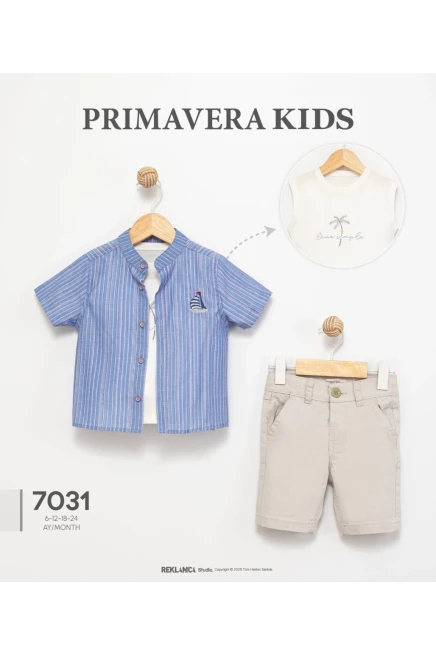 9-24 شهر صبي بدله قميص مع شورت