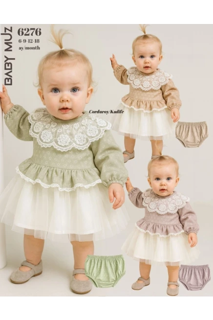 6-18 شهر فتاة فستان