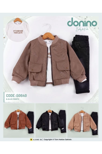 6-24 شهر صبي بدله ستره مع سروال