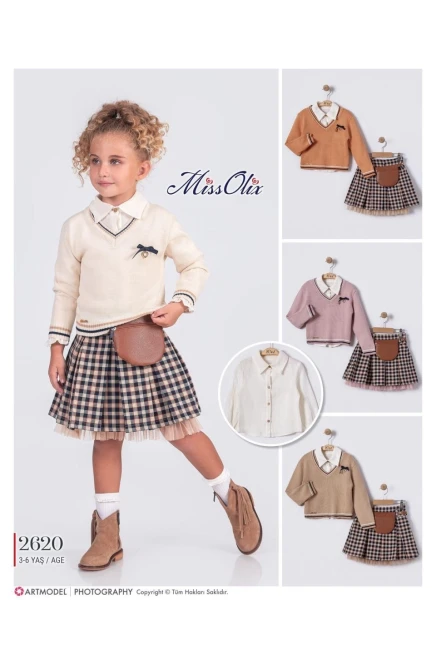 Kazaklı Gömlekli Etekli Takım