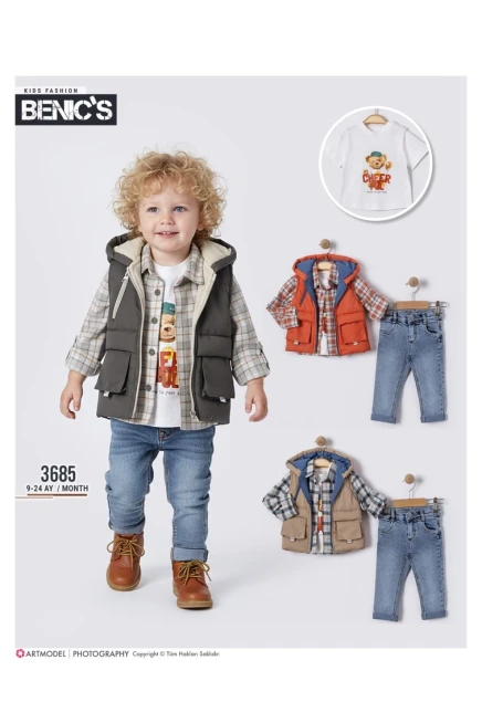 9-24 شهر صبي بدله جيله مع سروال