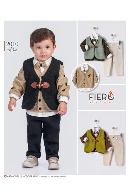 2-5 سنة صبي بدله جيله مع سروال