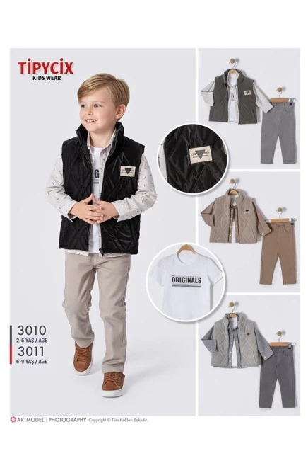 6-9 سنة صبي بدله جيله مع سروال