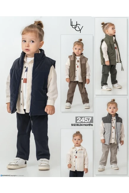 9-24 شهر صبي بدله جيله مع سروال