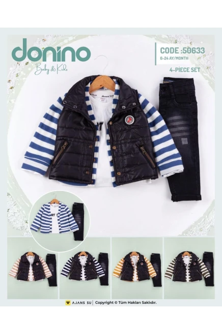 6-24 شهر صبي بدله جيله مع سروال