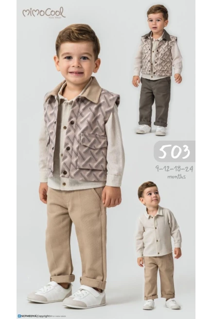 9-24 شهر صبي بدله جيله مع سروال