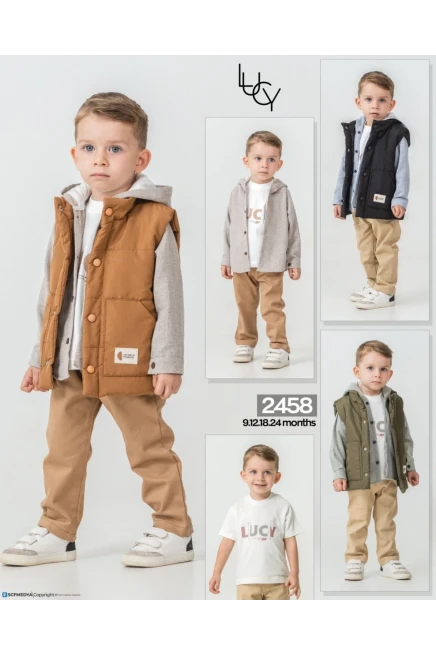 9-24 شهر صبي بدله جيله مع سروال