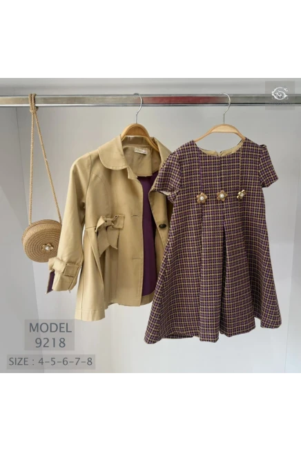 4-8 سنة صبي فستان مع ستره