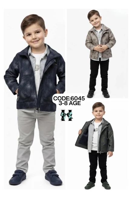 3-8 سنة صبي بدله ستره مع سروال