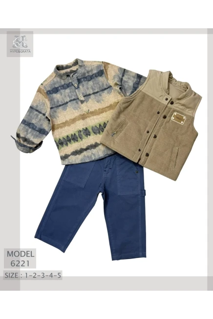 1-5 سنة صبي بدله جيله مع سروال