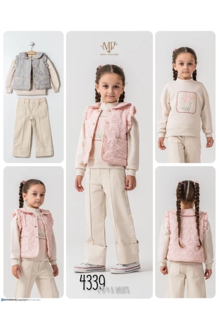 2-5 سنة فتاة بدله جيله مع سروال