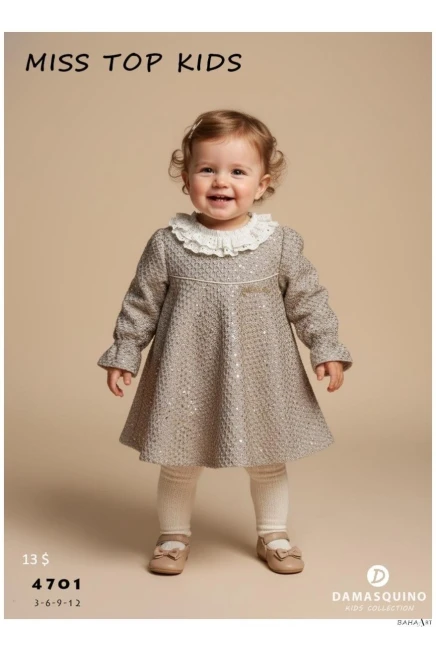 3-12 شهر فتاة فستان