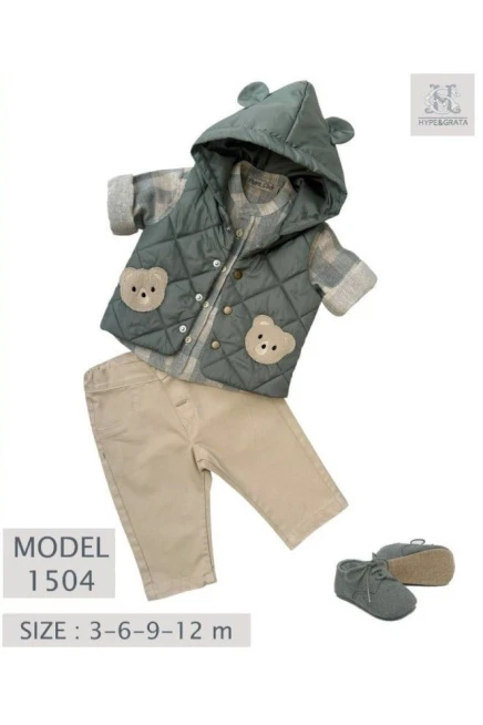 3-12 MONTH Boy PANT SUIT WITH VEST