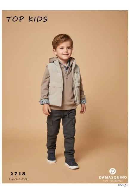 3-8 سنة صبي بدله جيله مع سروال