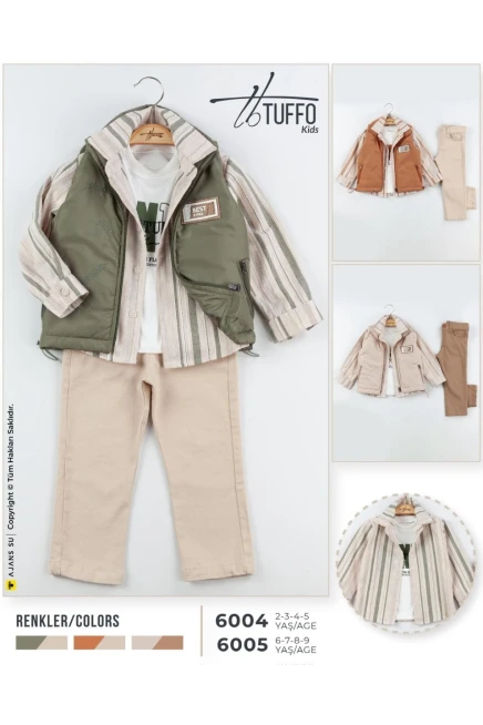 6-9 سنة صبي بدله جيله مع سروال