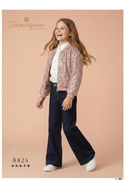 4-8 سنة فتاة بدله ستره مع سروال