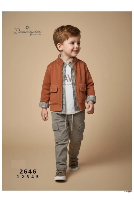 1-5 سنة صبي بدله ستره مع سروال