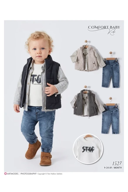 9-24 شهر صبي بدله جيله مع سروال