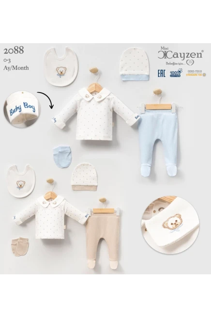 ٠-٣ أشهر صبي طقم حديثي الولادة