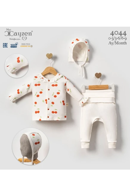 Şapkalı Bluzlu Pantolonlu Takım