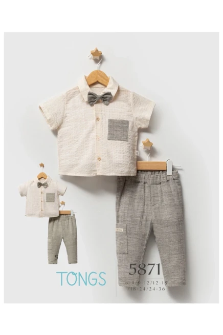 6-36 شهر صبي طقم بنطلون مع تي شيرت